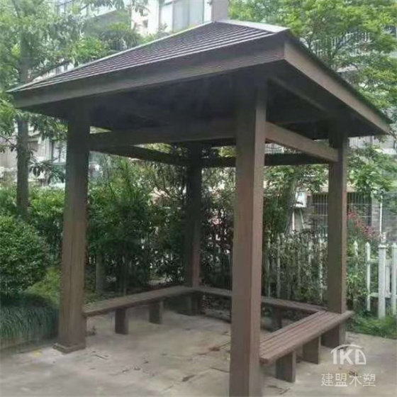 太原四角木塑凉亭